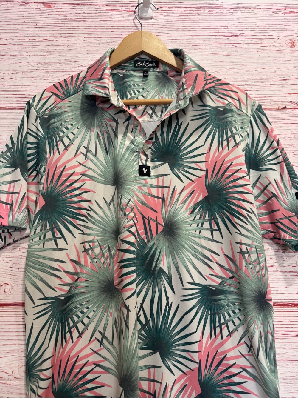 Bad Birdie Hammock Hunter Short Sleeve Polo Shirt Sz S - Picture 5 of 11